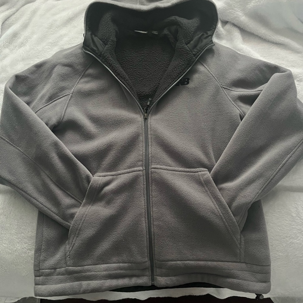 New Balance Gray Fleece Jacket